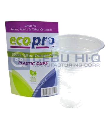 Plastic Transparent Cups · 10 oz · 50 pcs
